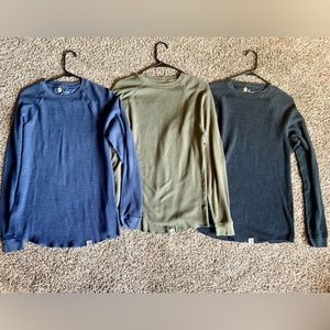 3 waffled Carhartt shirts!